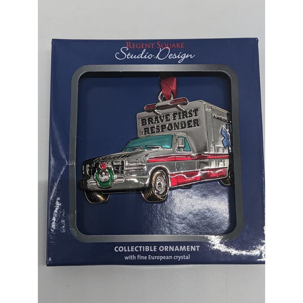 Ambulance Ornament by Regent Square Studio Design
